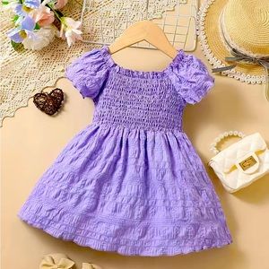 Baby girl purple dress